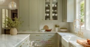 sage green kitchen cabinet colors